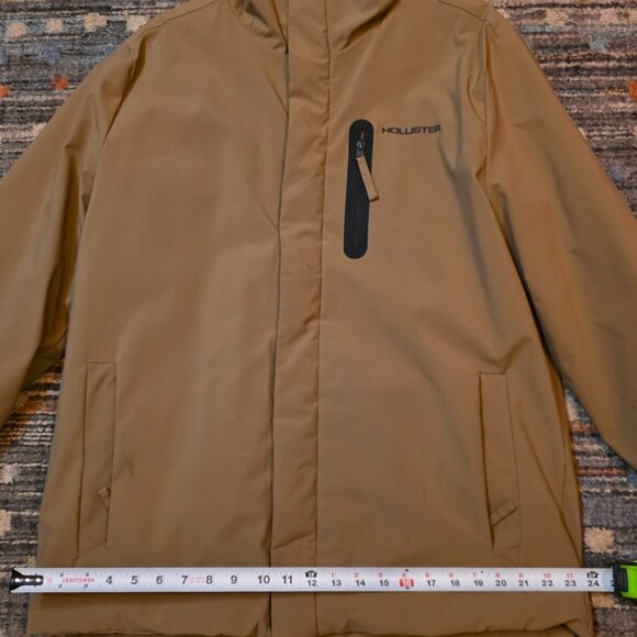 Men's Hollister All Weather Winter coat W/ Faux Fur lining. - Picture 1 of 6